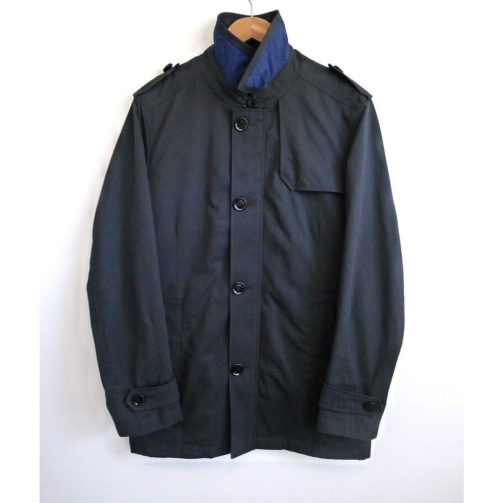 STRELLSON SWITZERLAND Overo 12 Technical Trench Coat Jacket Huckberry 46 S $575